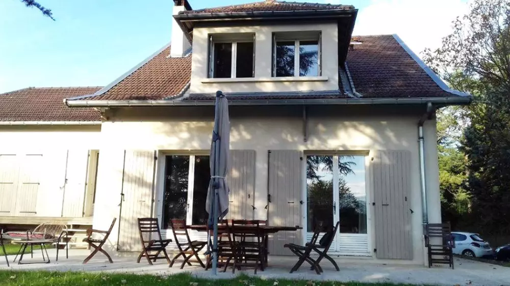 maison avant extension bois dans le 69