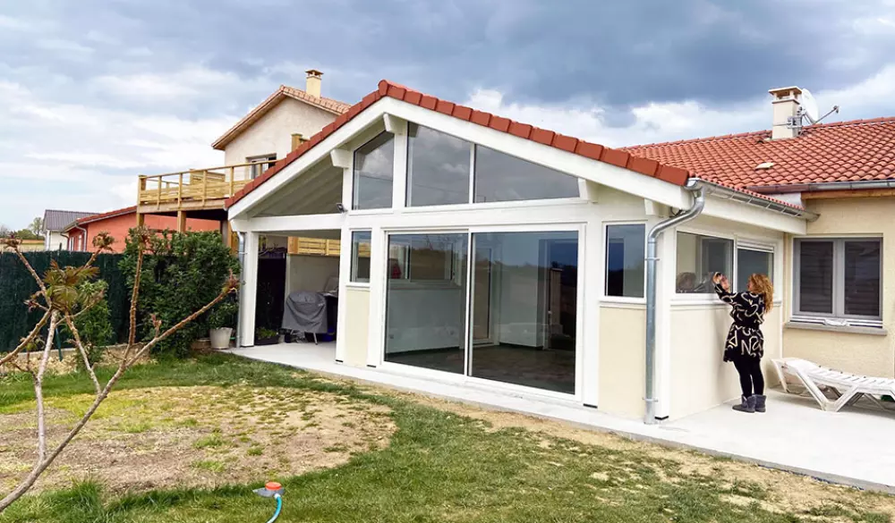 pergola veranda dans l'Ain