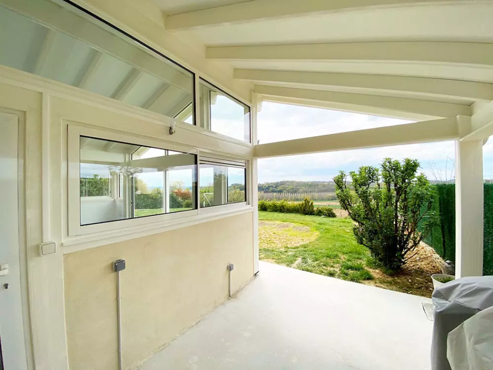 pergola veranda dans l'Ain