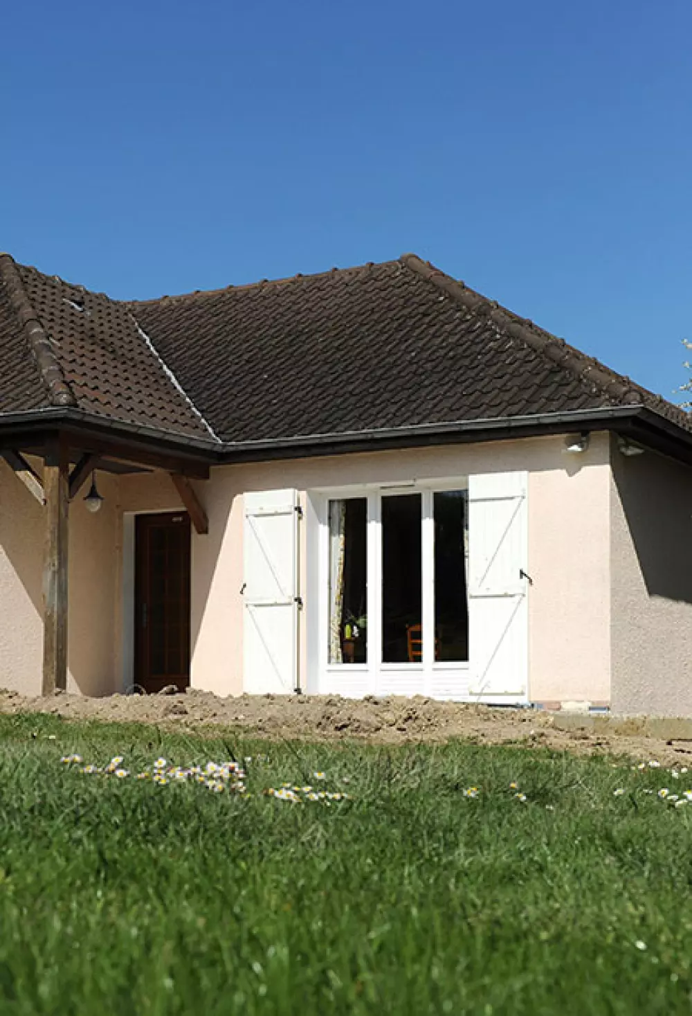 La maison avant la pose de la véranda