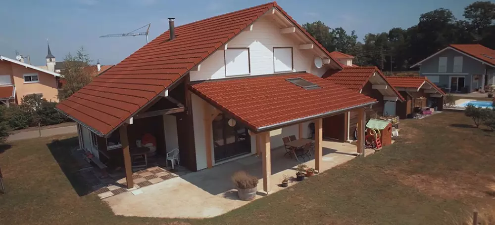 maison avant la pose d'une extension bois à Maringes