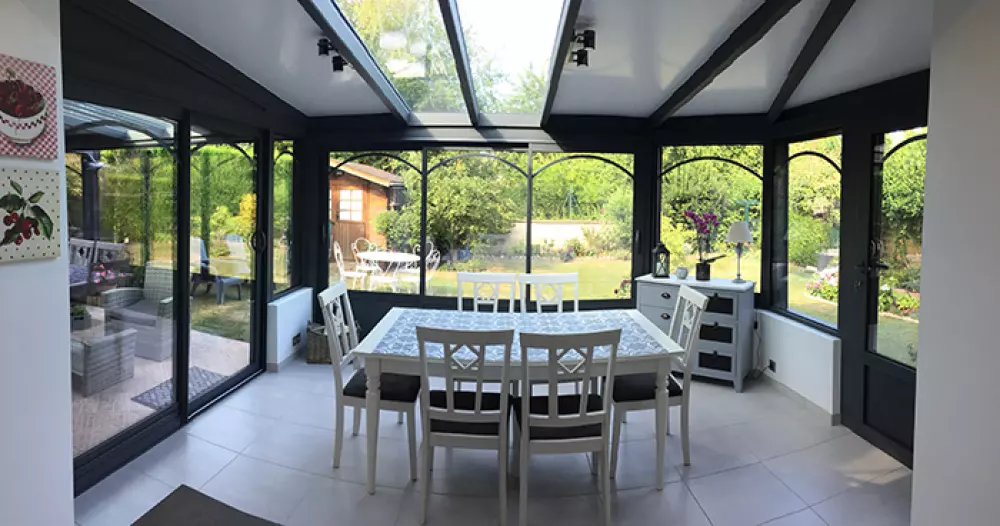 veranda aluminium dans l'Oise