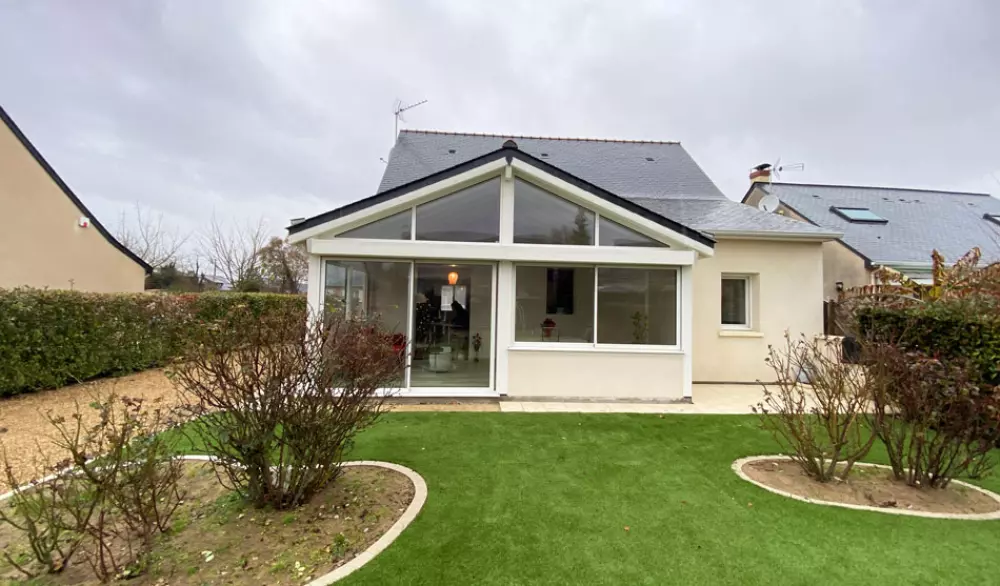 extension maison avant apres