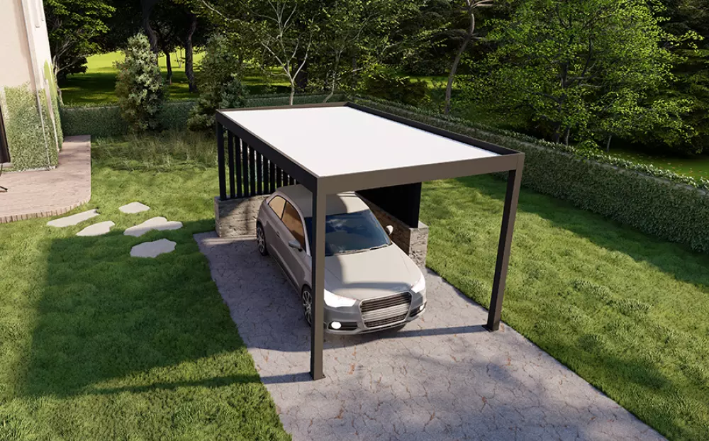 carport toiture panneaux sandwichs
