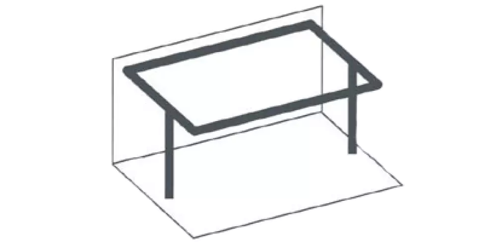 pergola poteaux déportés