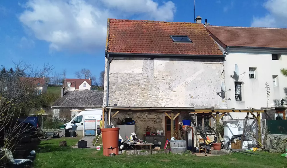 extension maison avant apres