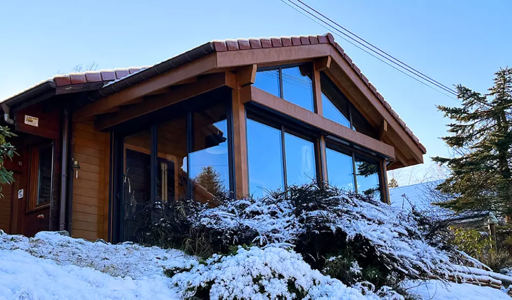 veranda en bois bien isolée