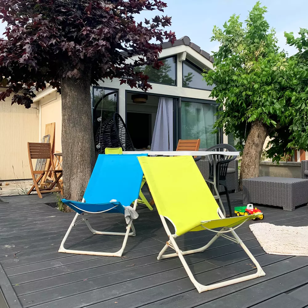 véranda extension bois