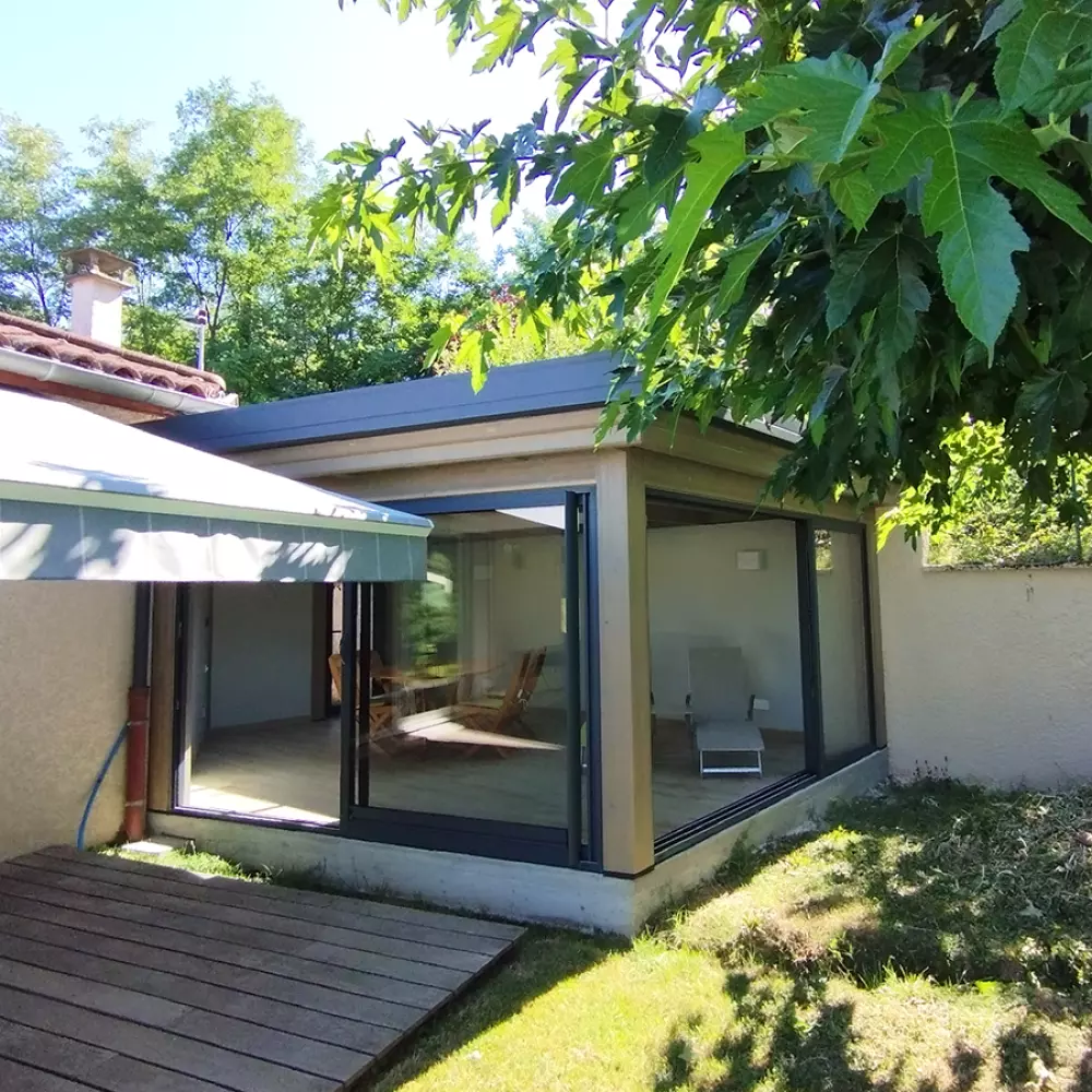 extension toit plat