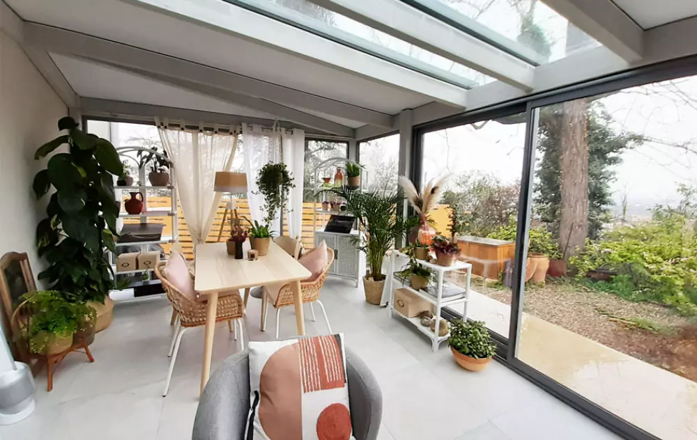 véranda équilibre interieur