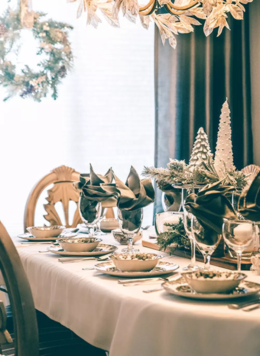 table de noël véranda