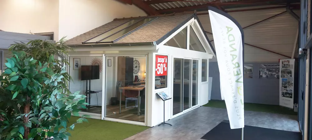 veranda extension toiture tuile