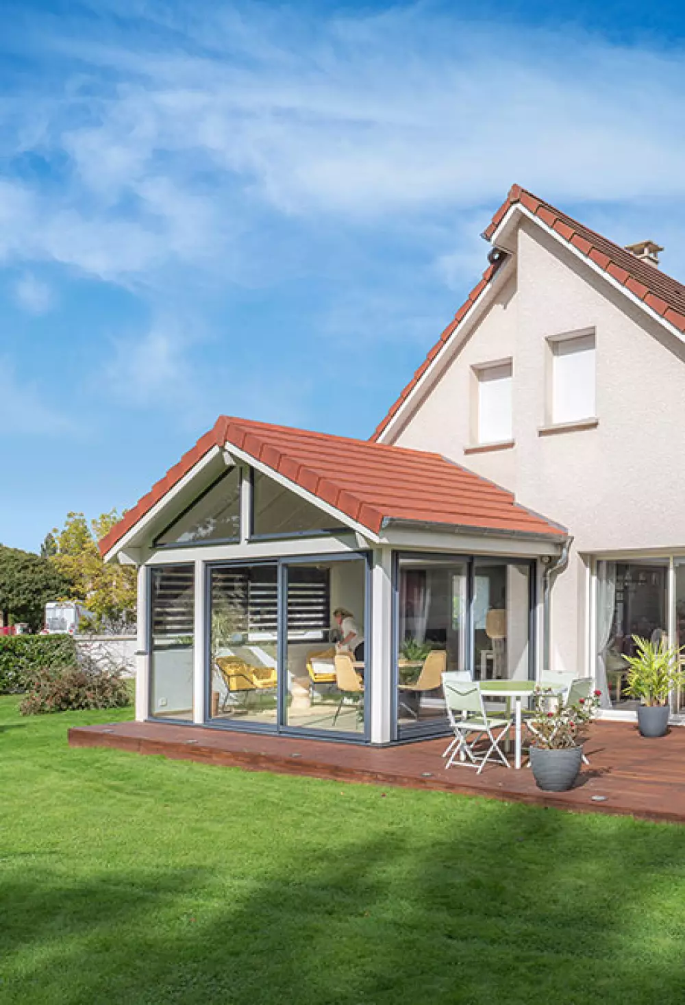 veranda en bois