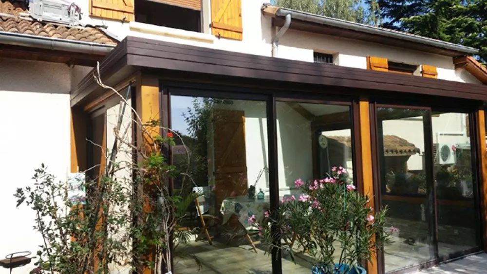 veranda aluminium à Genas