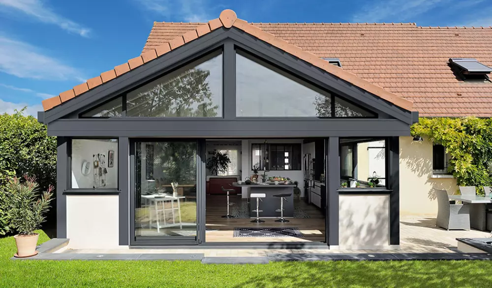 veranda sur terrasse