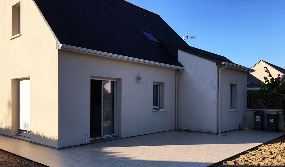 extension maison avant apres