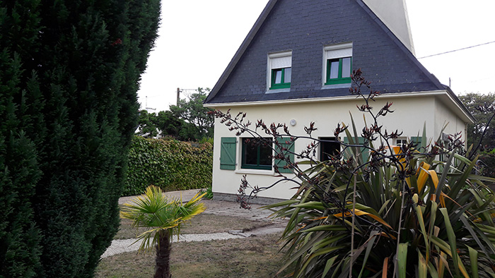 maison avant la pose d'une extension bois à Concarneau