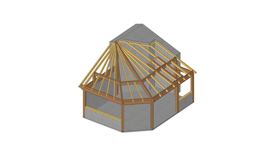 dessin de véranda 3D