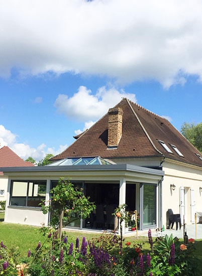 une extension bois sur maison ancienne