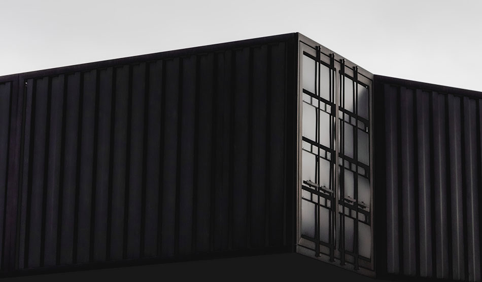 image d'une extension maison container