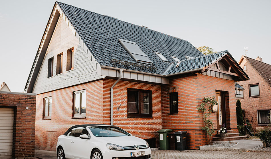 extension maison en brique