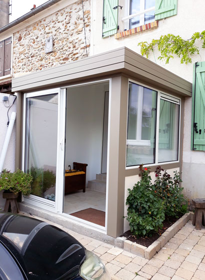 sas d'entrée aluminium