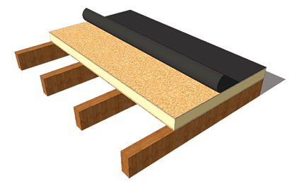 isolant toiture extension toit plat