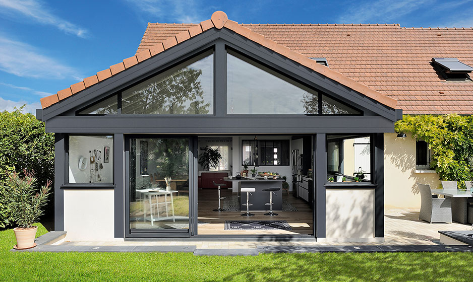 veranda alu et bois