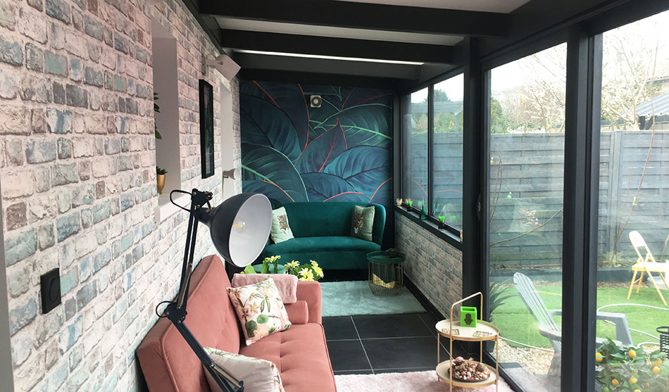 decoration veranda tropicale